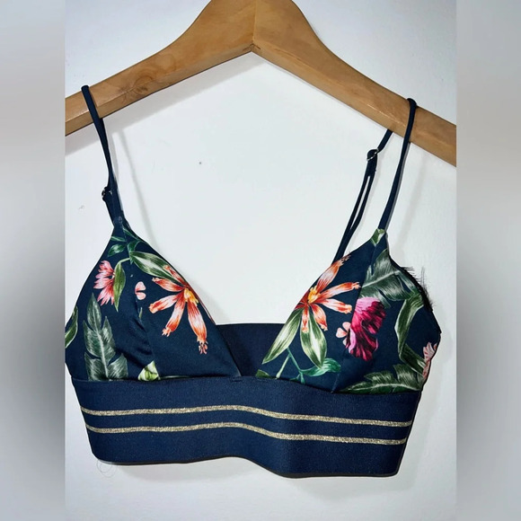 H&M Women’s bralette floral print SizeXS - Picture 1 of 3